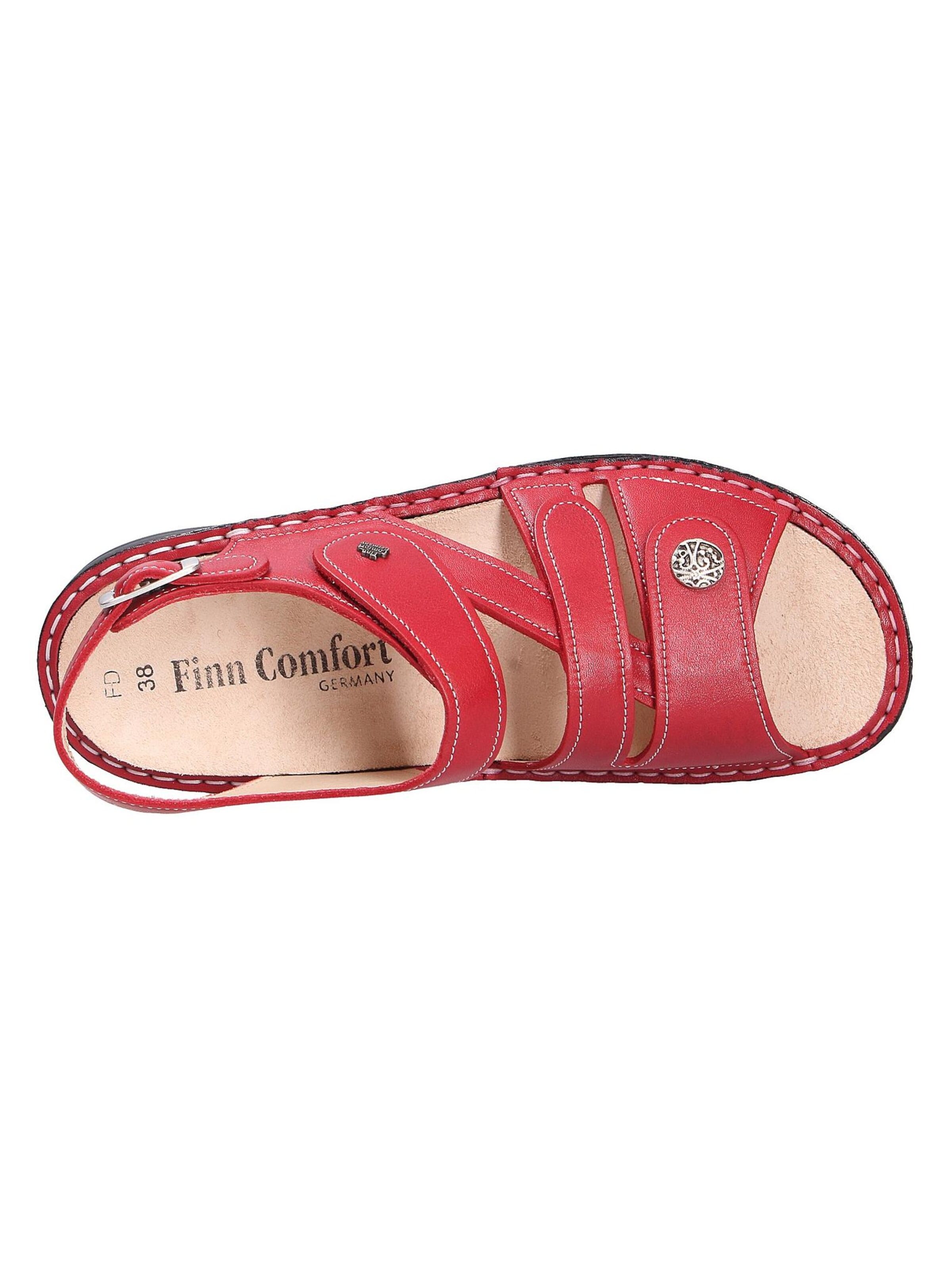 Finn Comfort Sandals 'Gomera' in Red