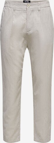 Regular Pantalon chino Only & Sons en beige : devant