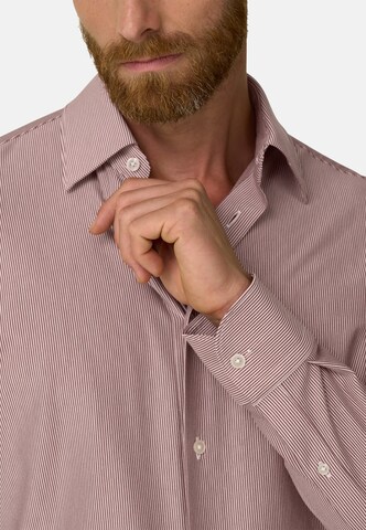 Coupe regular Chemise Boggi Milano en rose