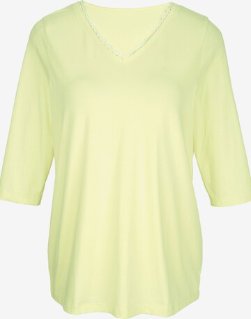 MIAMODA Shirt in Yellow: front