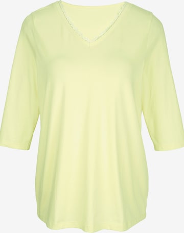 T-shirt MIAMODA en jaune : devant