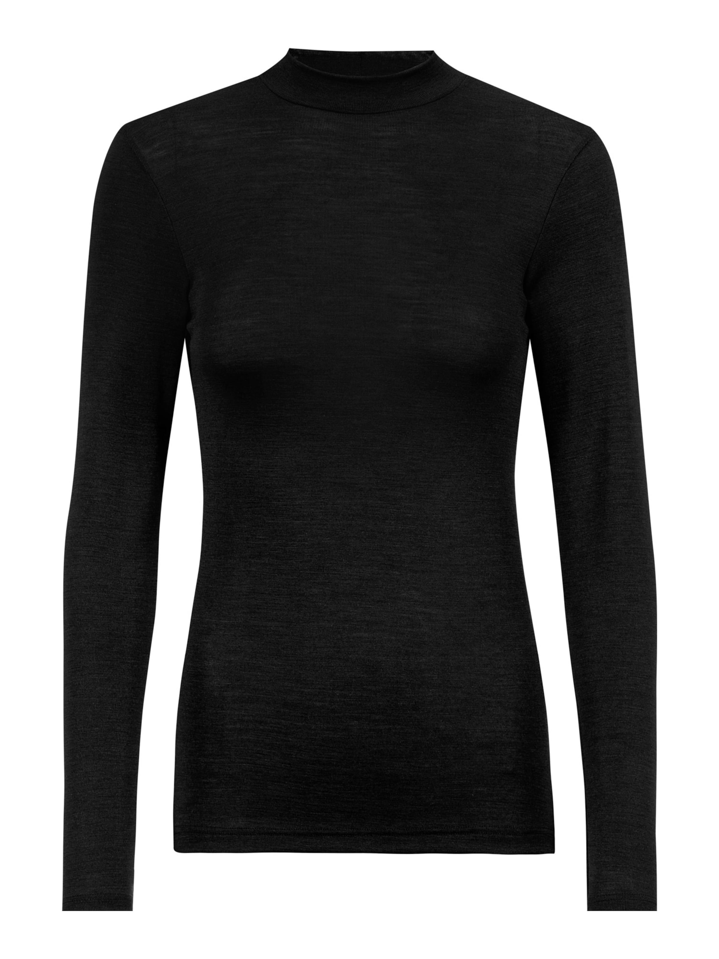 Mey Shirt in Schwarz: Vorderseite