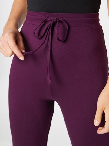 Karen Millen Tapered Pants in Purple