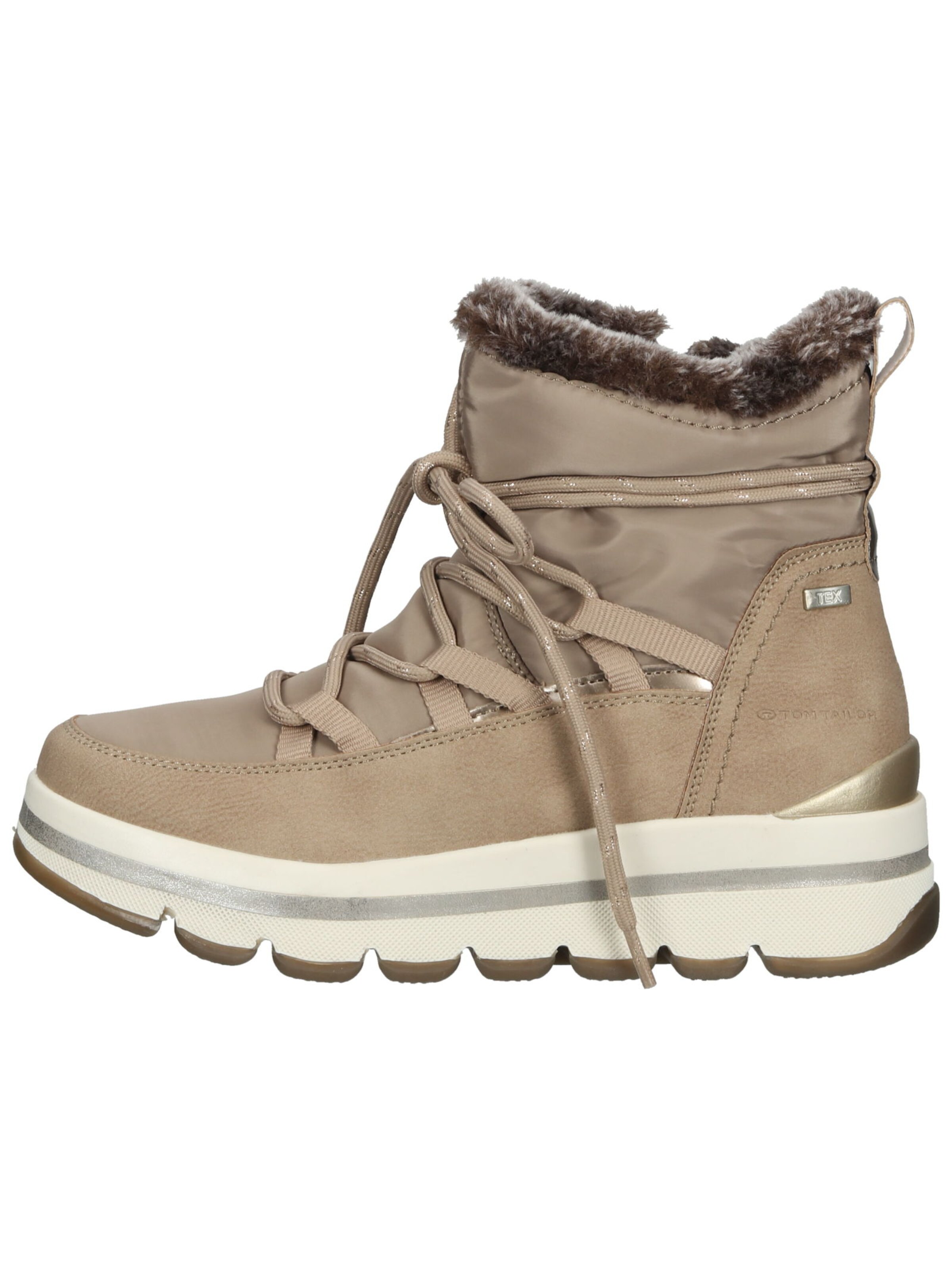 TOM TAILOR Śniegowce w kolorze beżowy