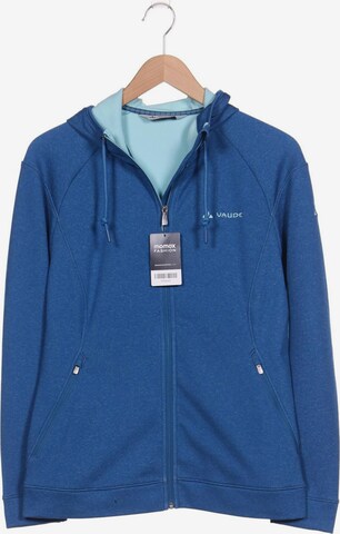 VAUDE Sweatshirt & Zip-Up Hoodie in M in Blue: front