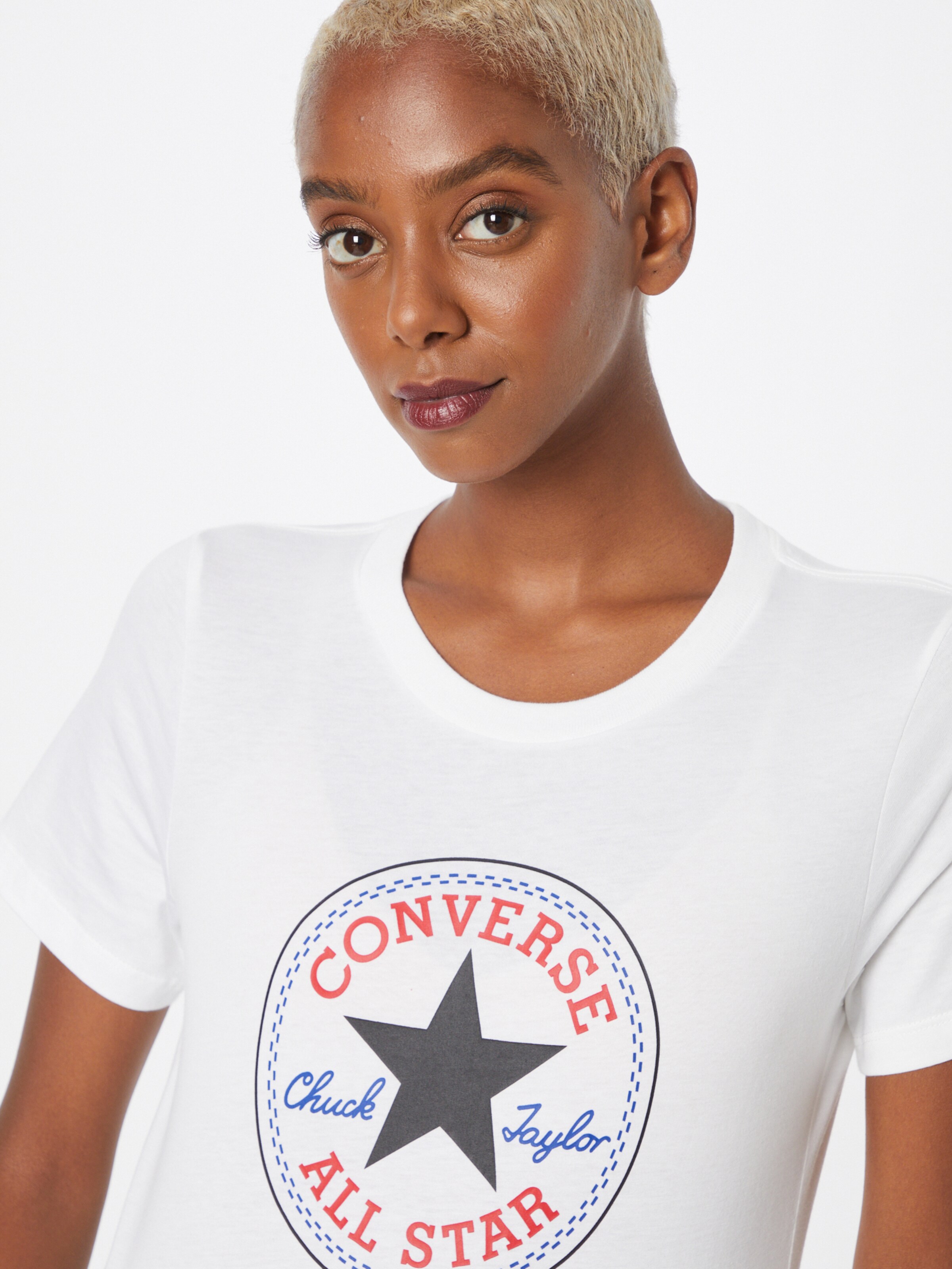 T-shirts et tops T-shirt CONVERSE en Blanc 