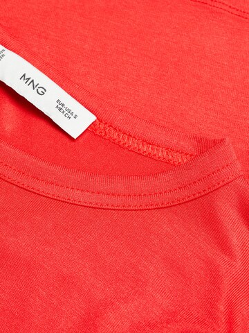 MANGO Koszulka 'SECOND' w kolorze czerwony