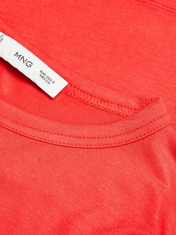 T-shirt 'SECOND' MANGO en rouge