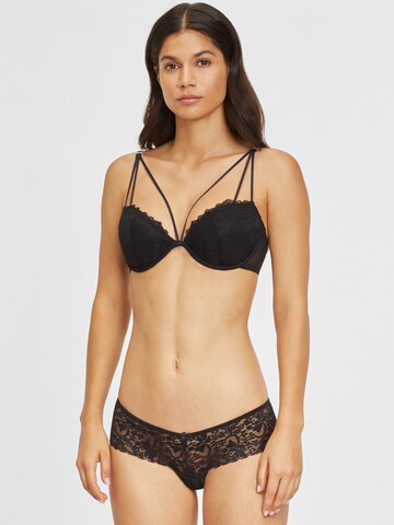 LASCANA String in Black: front