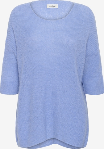 SOAKED IN LUXURY Pullover 'SLTuesday' in Blau: Vorderseite