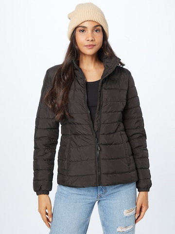 ABOUT YOU Between-Season Jacket 'Melissa' in Black: front