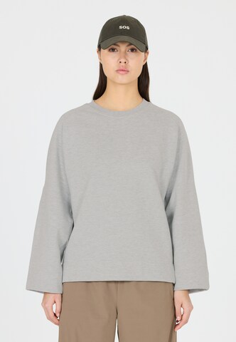SOS Sweatshirt 'Ramiu' in Grijs: voorkant