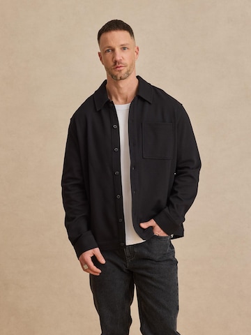 DAN FOX APPAREL Overgangsjakke 'Marco' i sort: forside