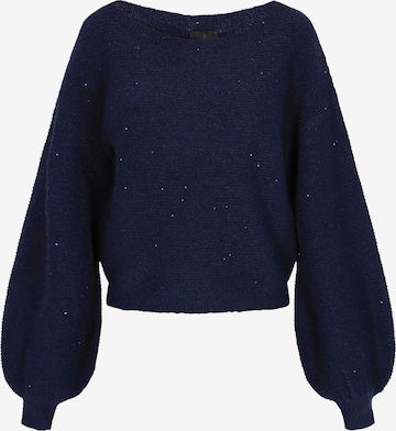 DreiMaster Klassik - Pullover em azul: frente