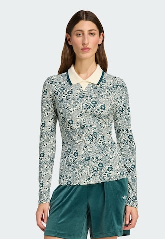 ADIDAS ORIGINALS Shirt 'Adidas Originals X Liberty London' in Wit: voorkant