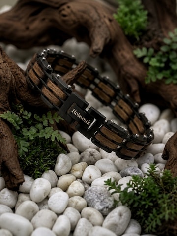 Bracelet 'HINTERSEE' Holzwerk en marron