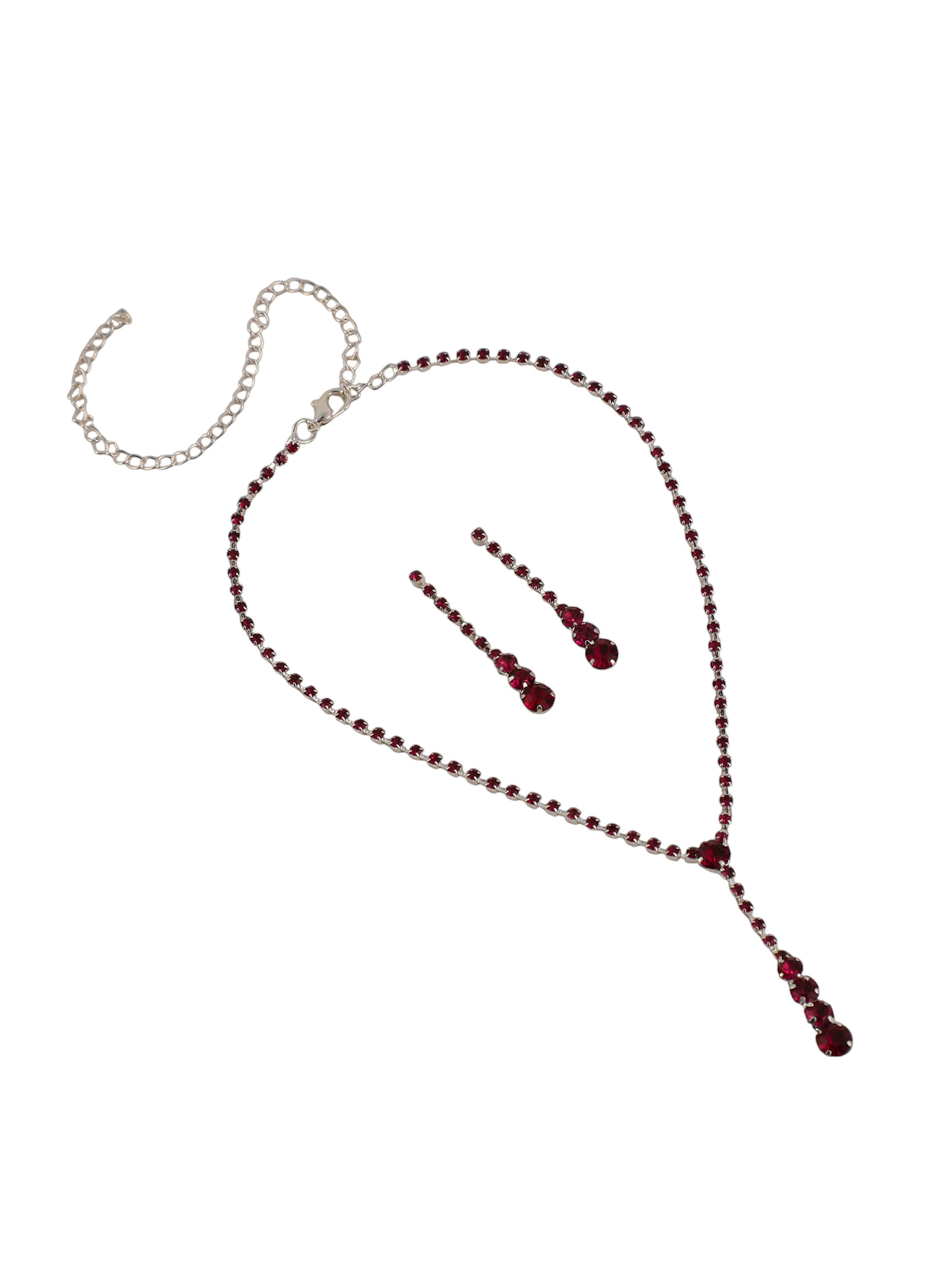 SOHI Σετ κοσμημάτων 'Hadlee' σε ροζ: μπροστά