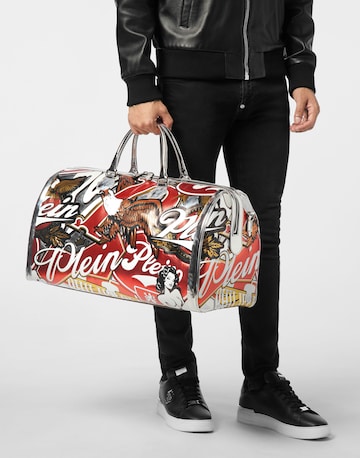 Borsa da viaggio di Philipp Plein in rosso: frontale