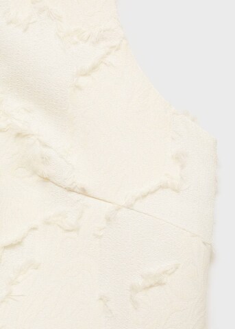 MANGO Top 'Floc' in White