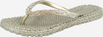 Flip-flops de la ILSE JACOBSEN pe argintiu: față