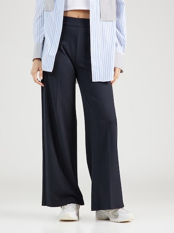 Marks & Spencer Wide leg Pantalon in Blauw: voorkant