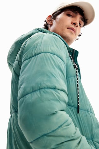 Desigual Зимнее пальто в Зеленый
