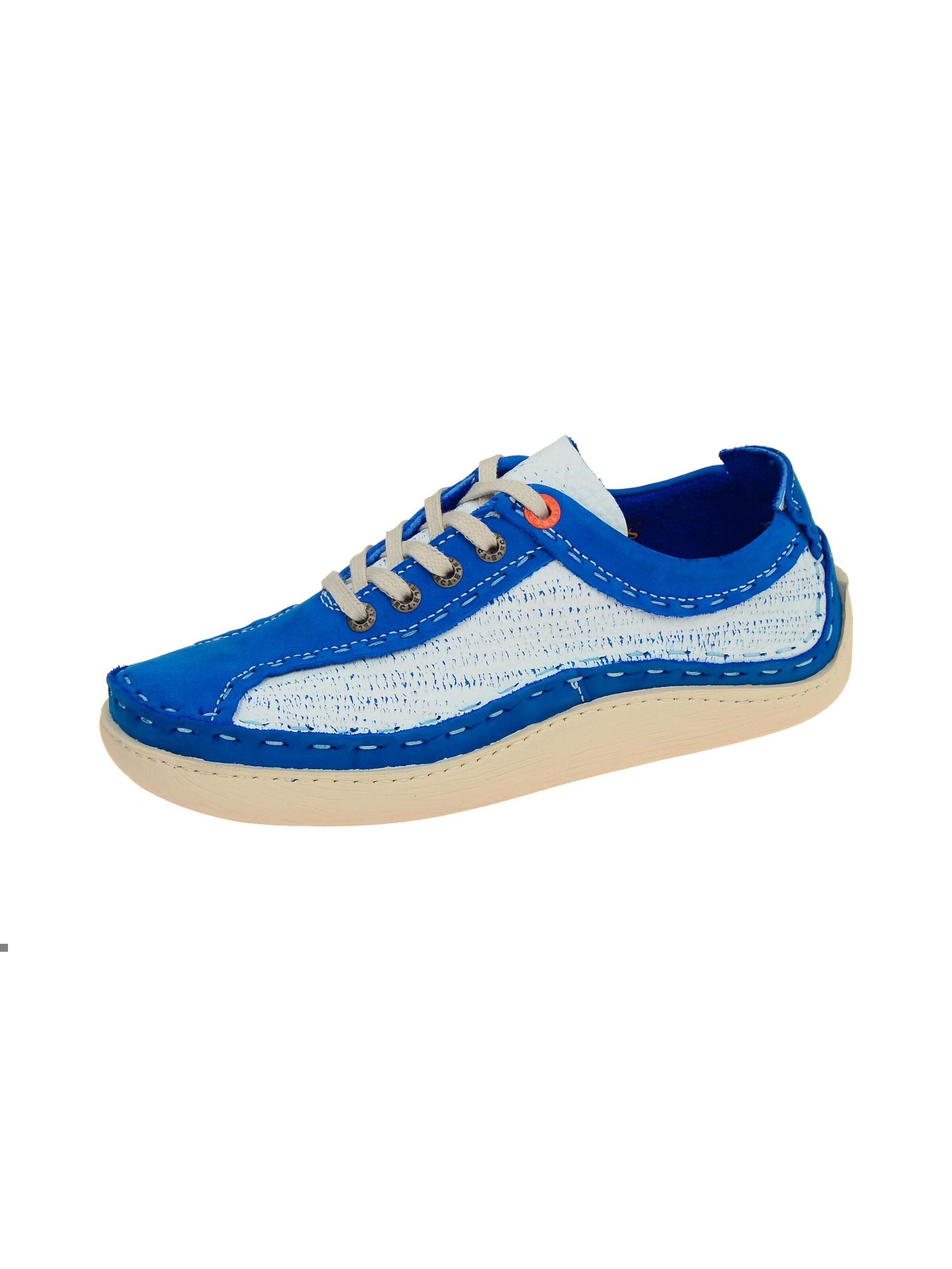 EJECT Schnürschuh 'Eject Schuhe eJECT blau weiß Damen Sneakers'‌‌‌‌‌‌‌‌‌ in Blau: Vorderseite
