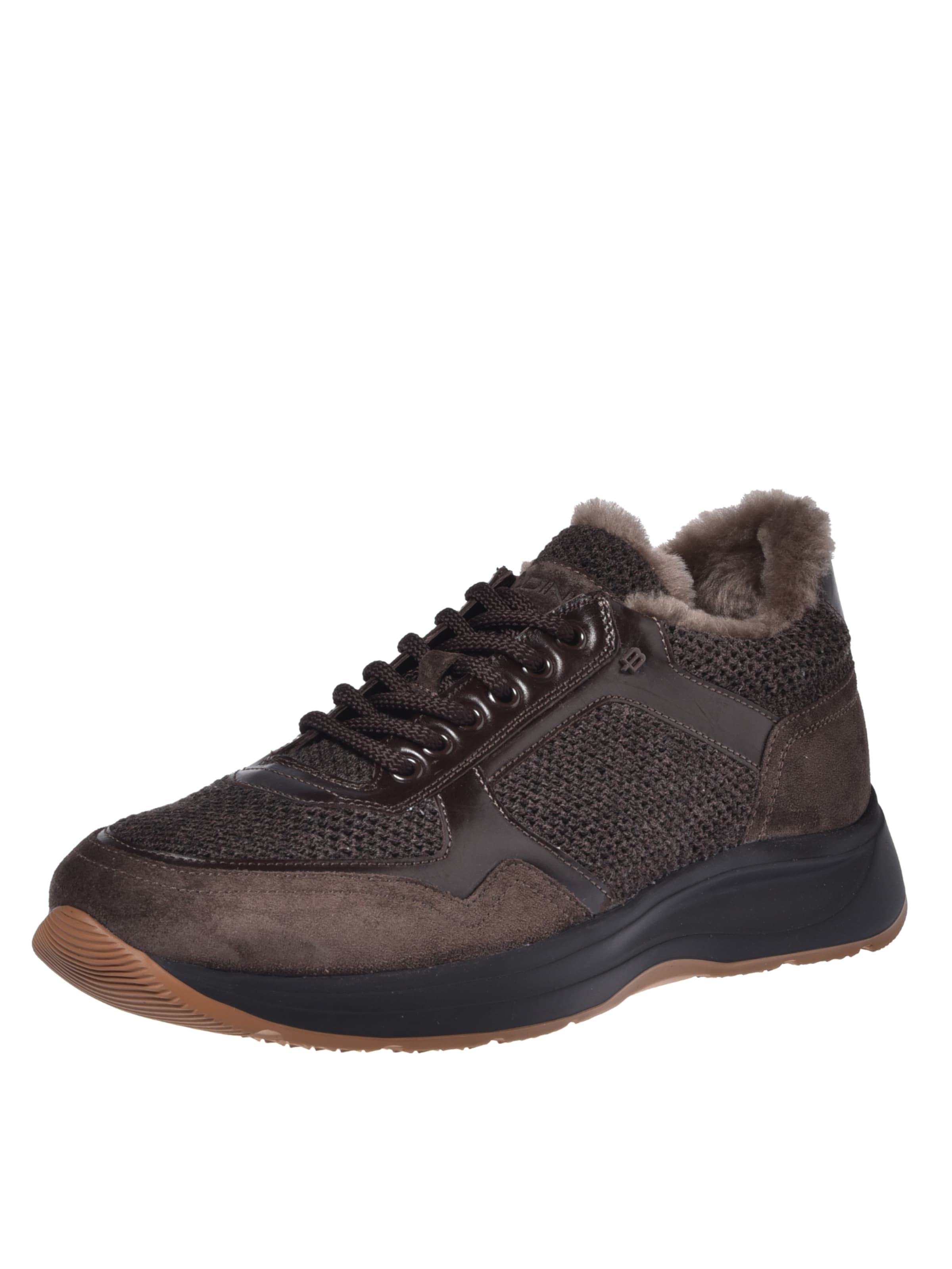 BALDININI Platform trainers in Brown: front