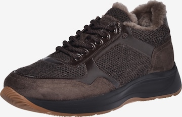 BALDININI Platform trainers in Brown: front