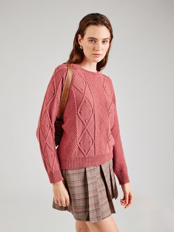 Pull-over 'Clara' ABOUT YOU en rose : devant