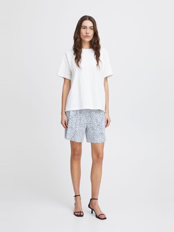 Wide Leg Pantalon 'Aya' ICHI en bleu