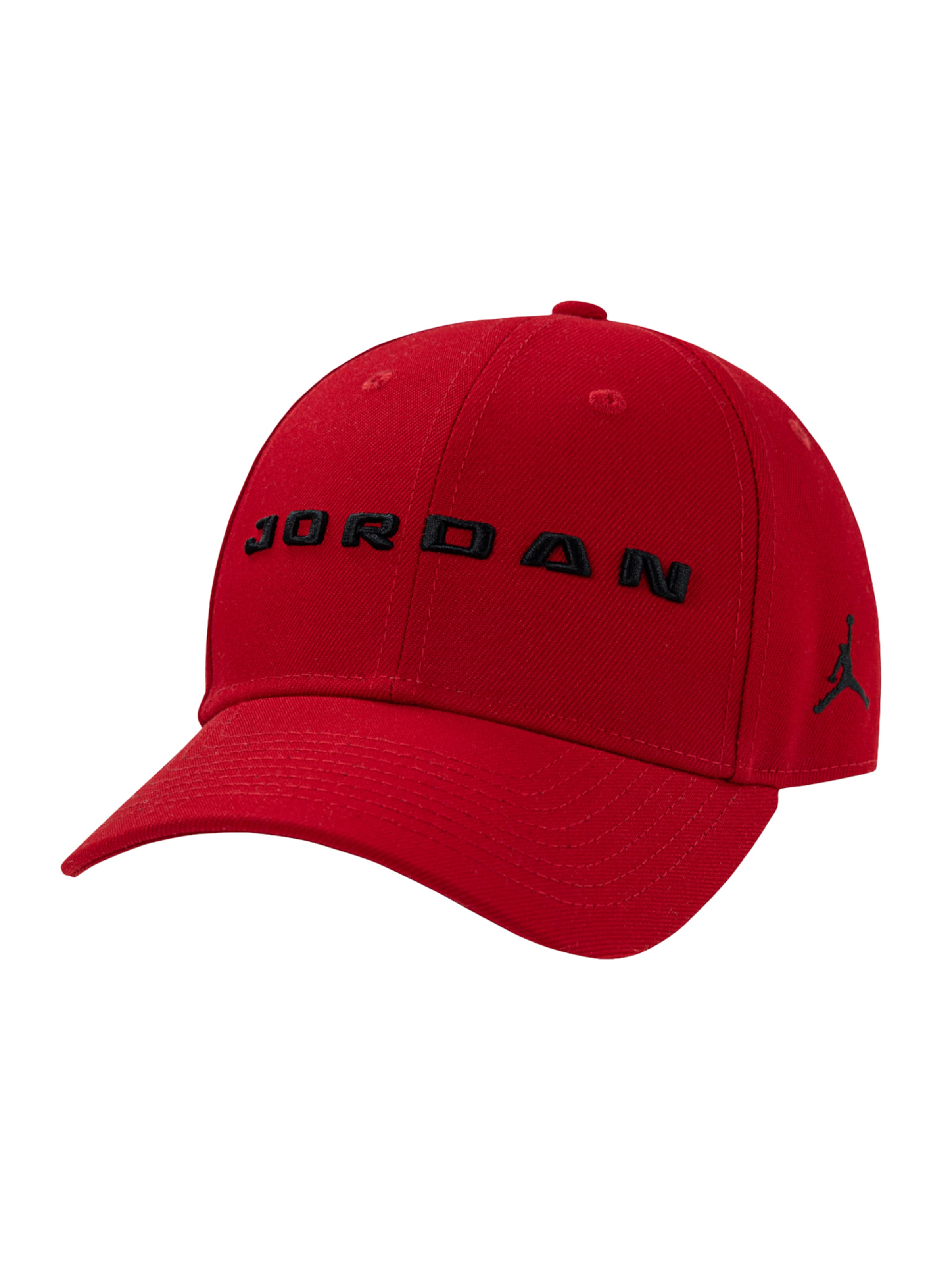Chapeau Jordan en rouge : devant
