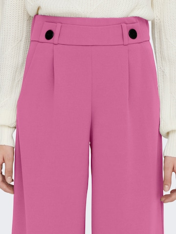 JDY Wide leg Pleat-Front Pants 'GEGGO' in Pink