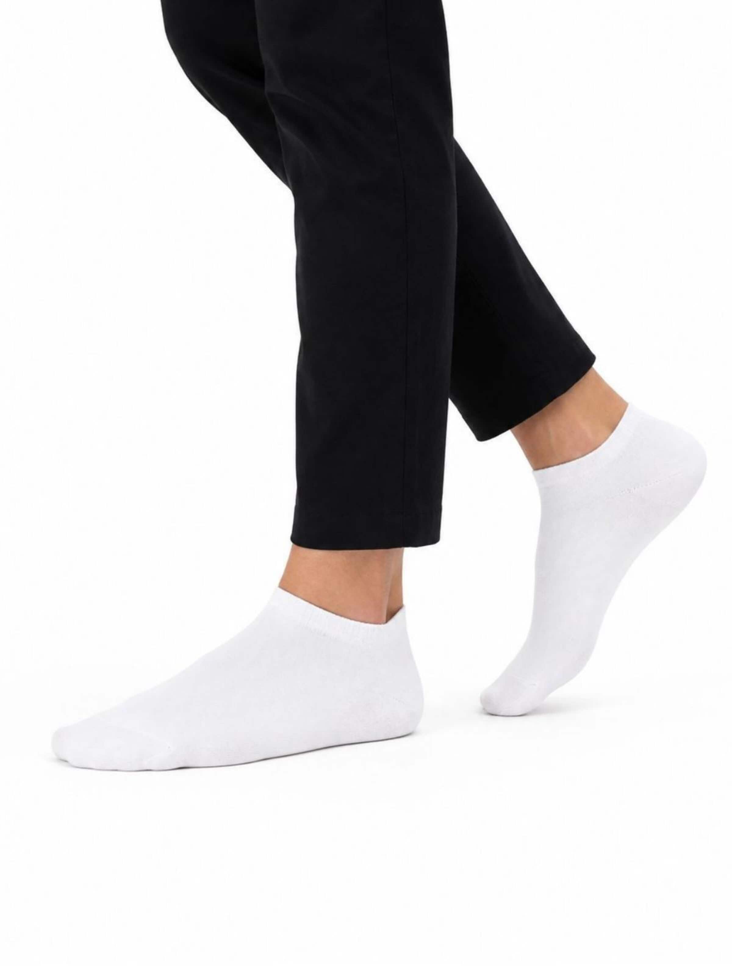 El Sueno - Calcetines 'Sneaker' en blanco