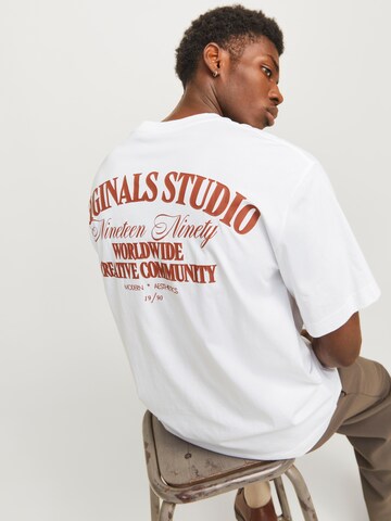 JACK & JONES Shirt 'JORRoxbury' in White: front