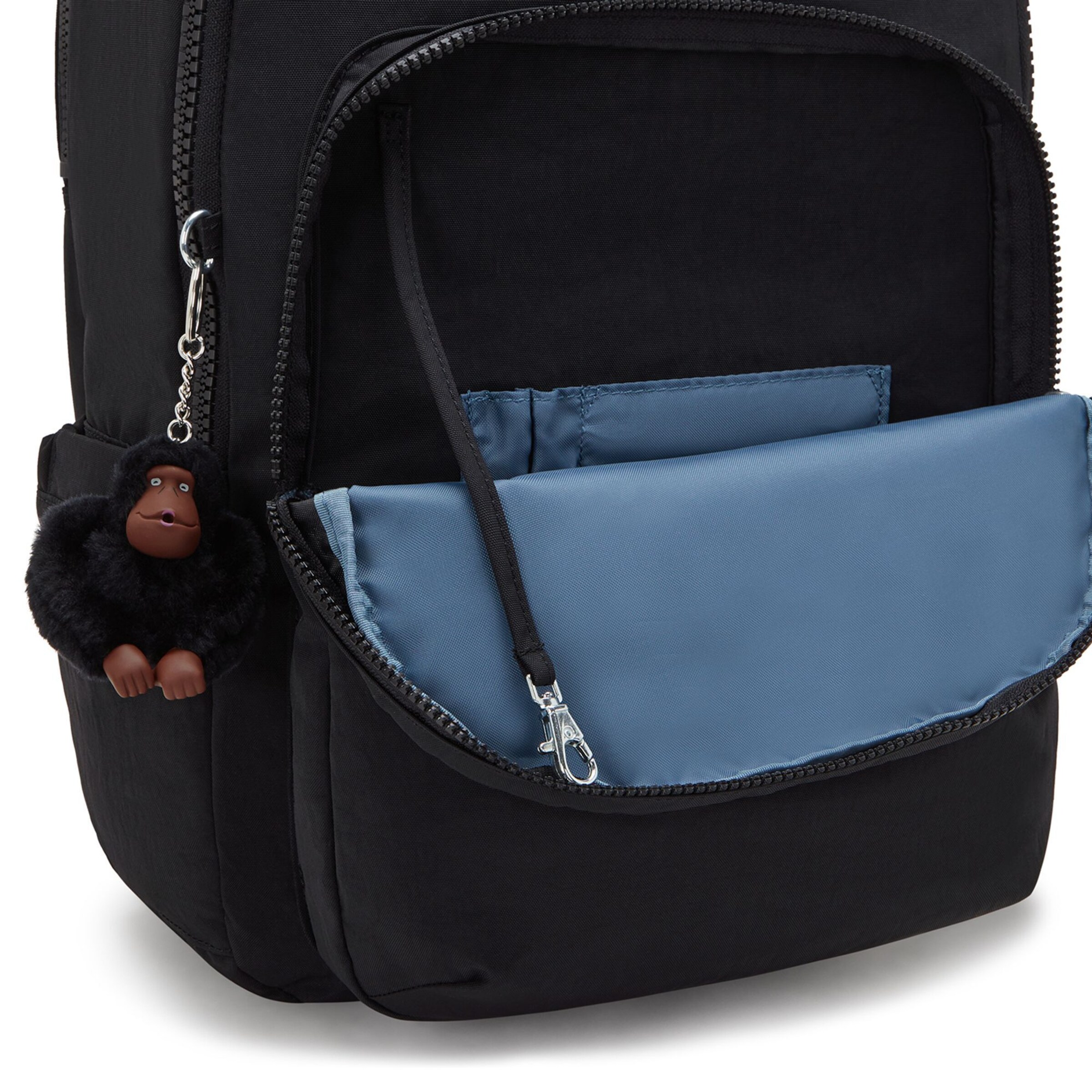 KIPLING - Mochila 'Seoul Lap' em preto