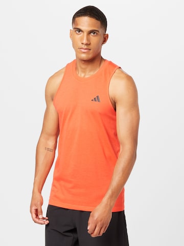 ADIDAS PERFORMANCE T-shirt 'Train Essentials Feelready' i orange: framsida