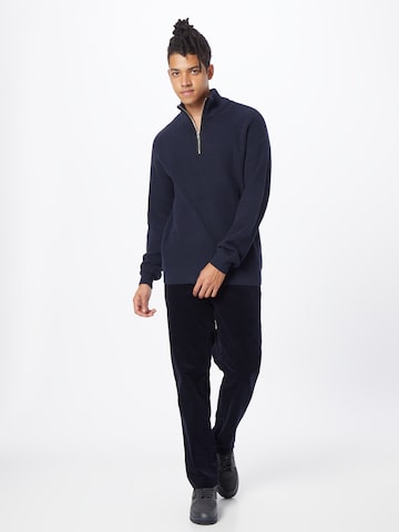 Pull-over 'Axton' Redefined Rebel en bleu