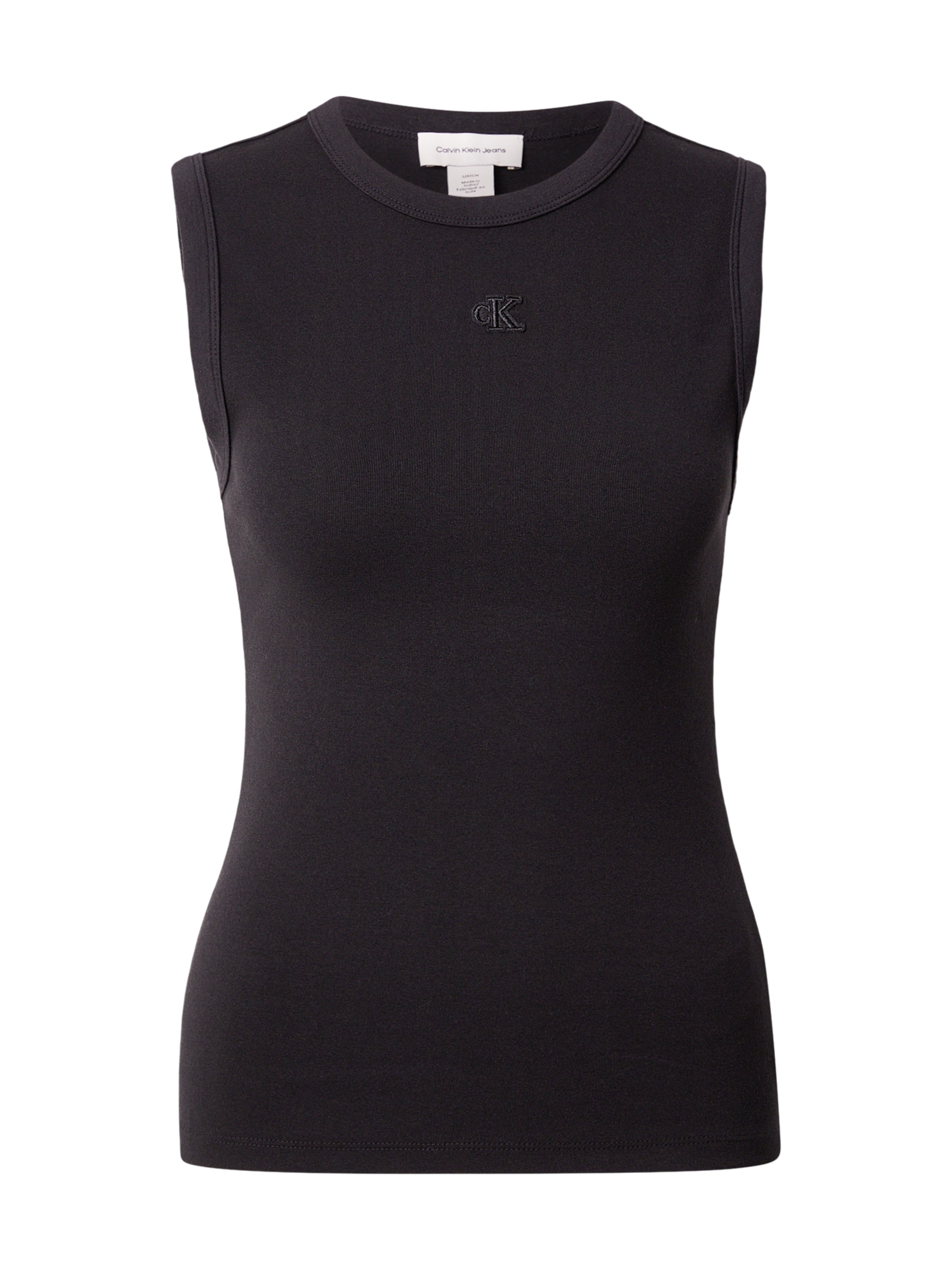 Calvin Klein Jeans Top in Schwarz: Vorderseite