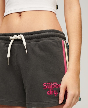 Superdry Regular Hose in Schwarz