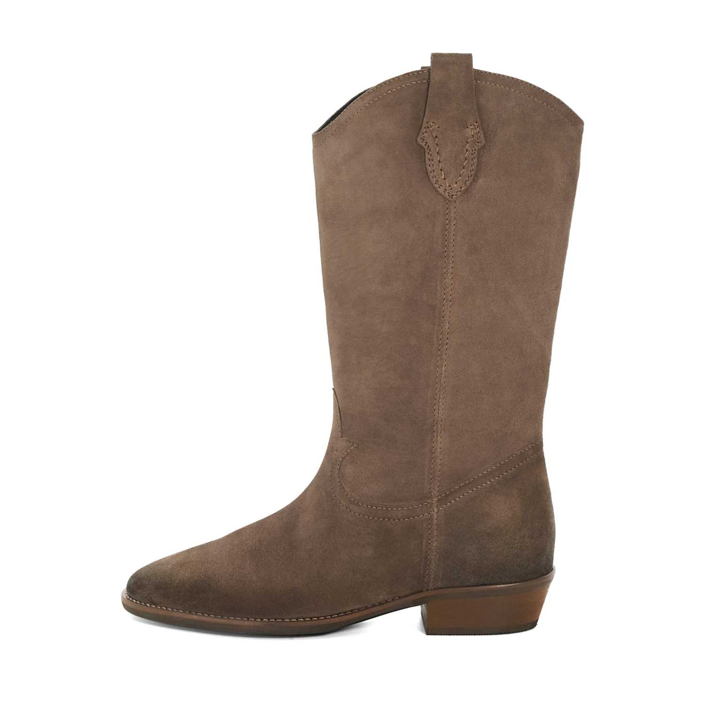 Dune LONDON Cowboystiefel 'Prickles' in Braun