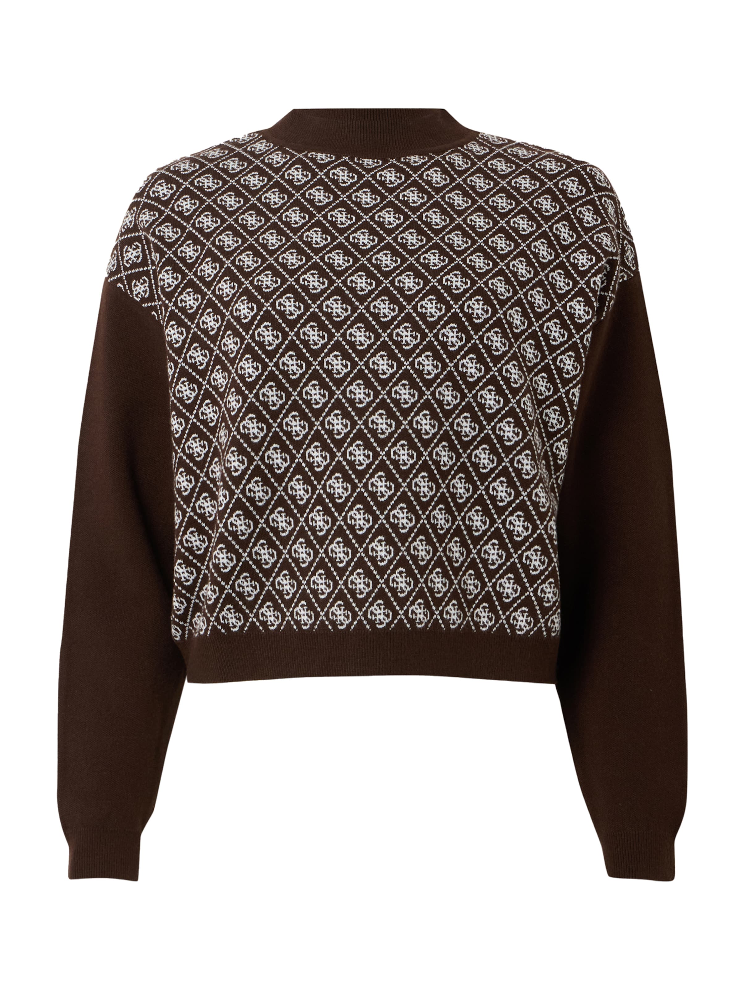 Pull-over 'AUBREY 4G' GUESS en marron : devant
