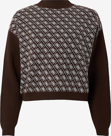 Pulover 'AUBREY 4G' de la GUESS pe maro: față