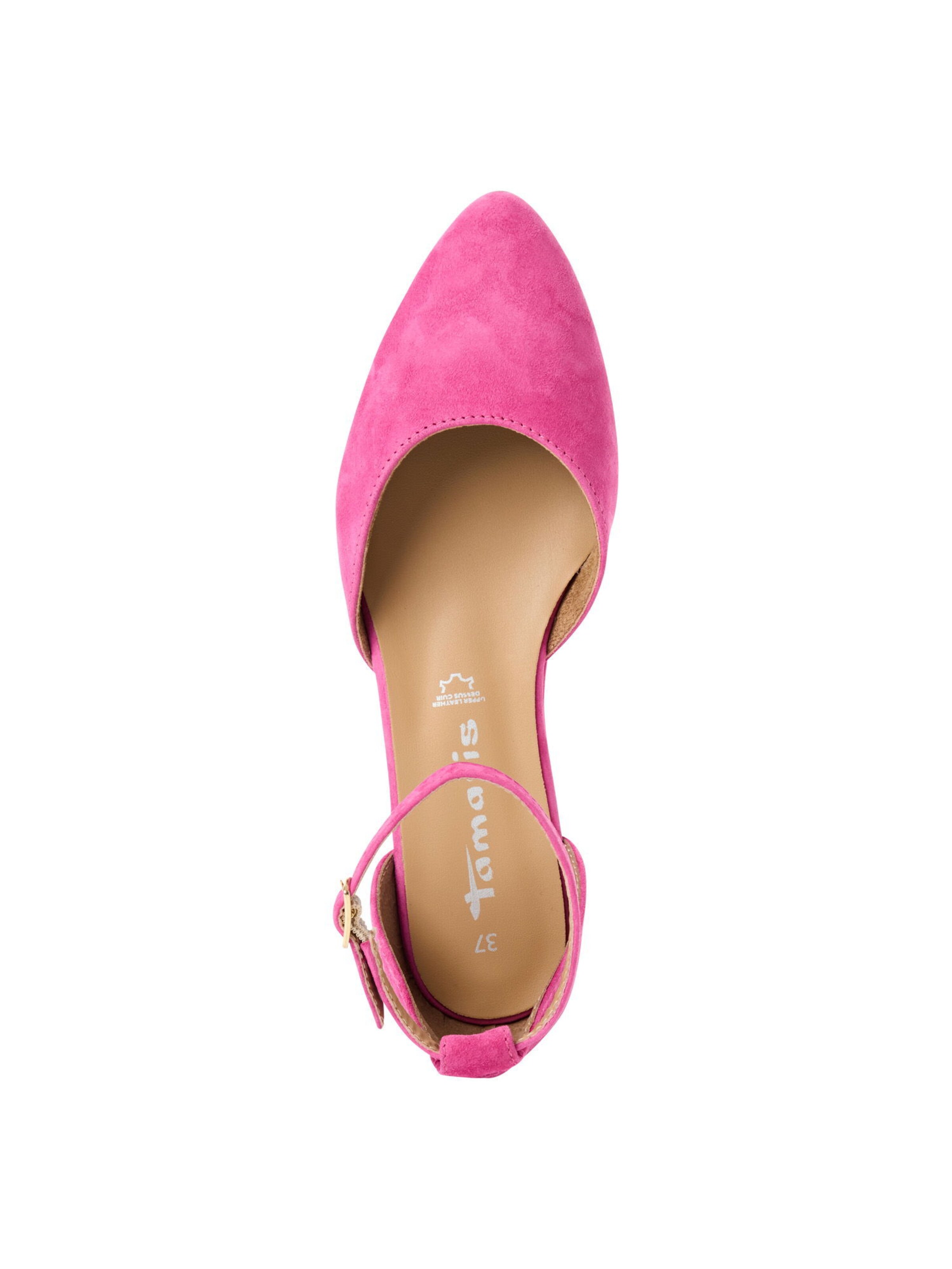 Ballerines à lanières Tamaris en rose