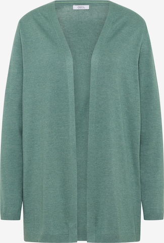 Cardigan CECIL en vert : devant