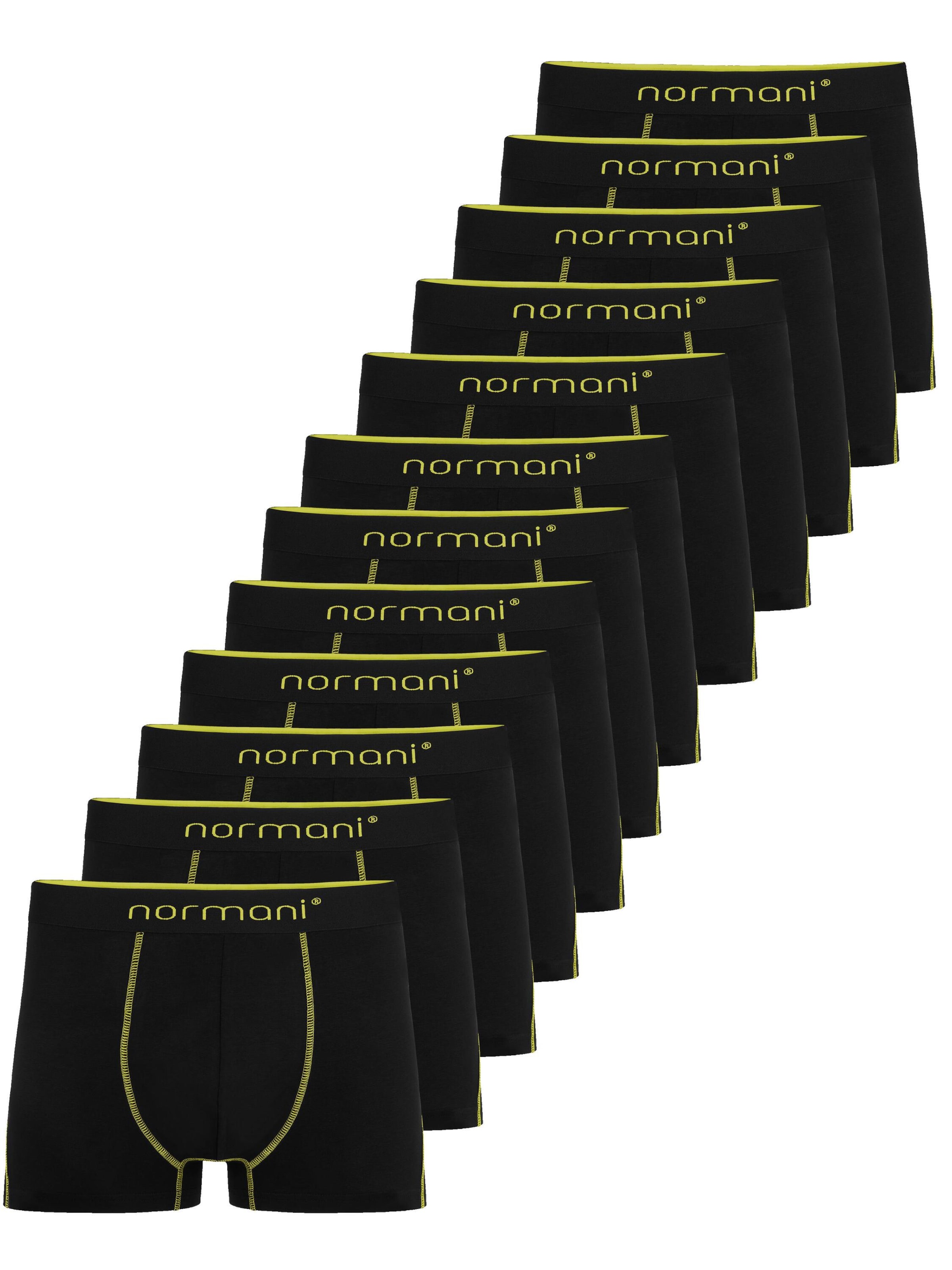 Boxers normani en noir : devant