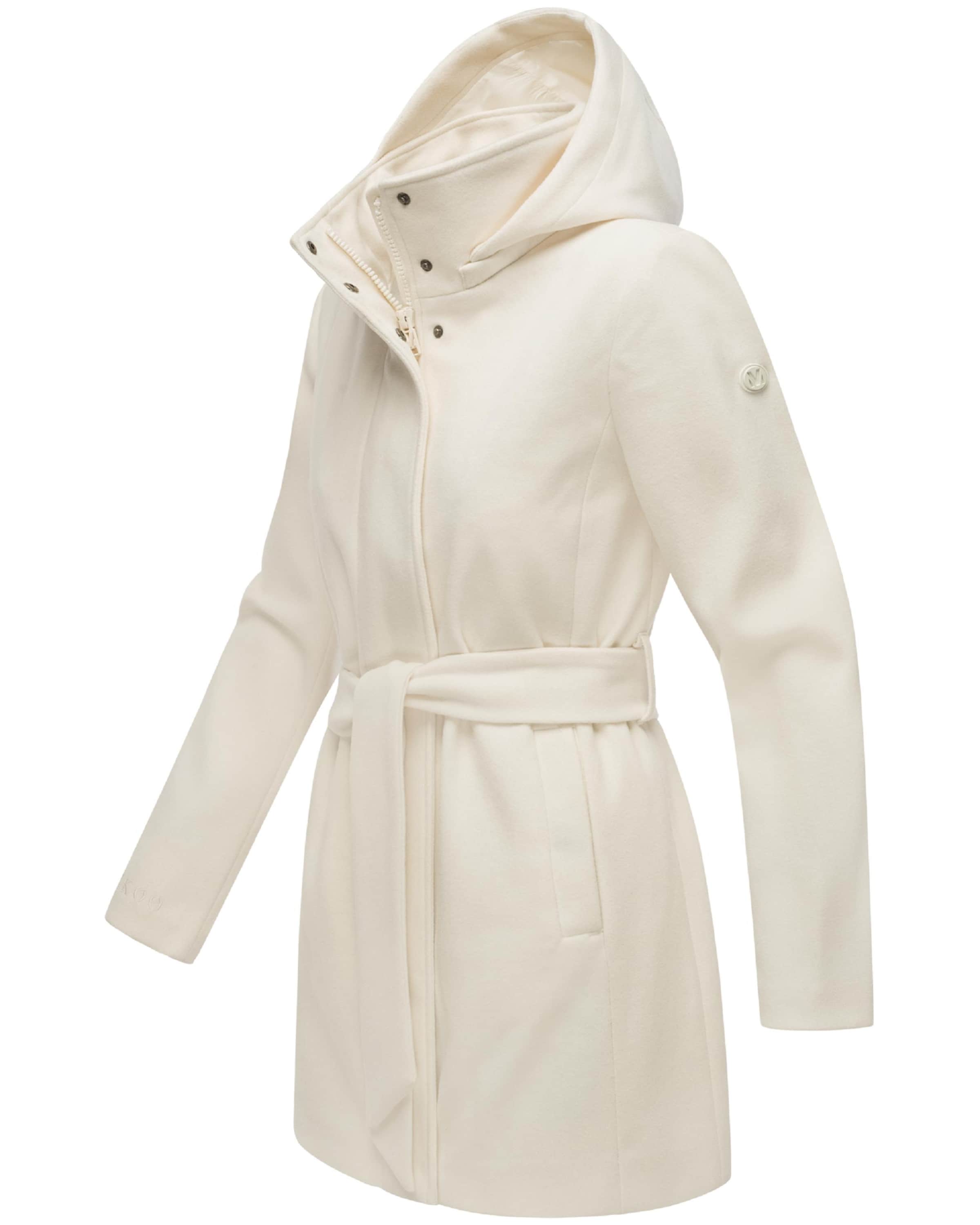 MARIKOO Демисезонное пальто 'Katalinaa 16' в Белый