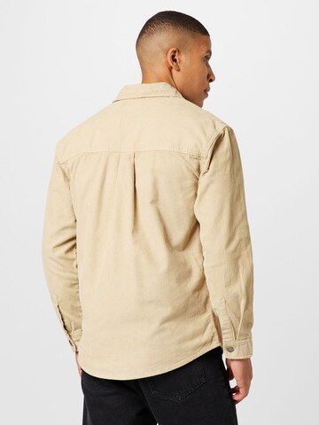 Redefined Rebel Regular fit Button Up Shirt 'Moses' in Beige