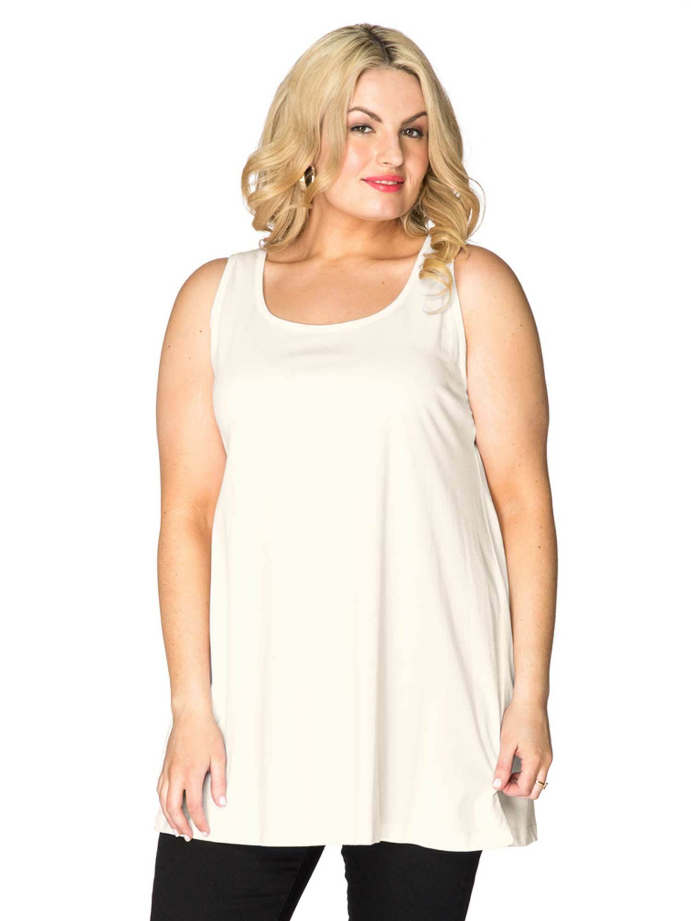 YOEK Top in White: front