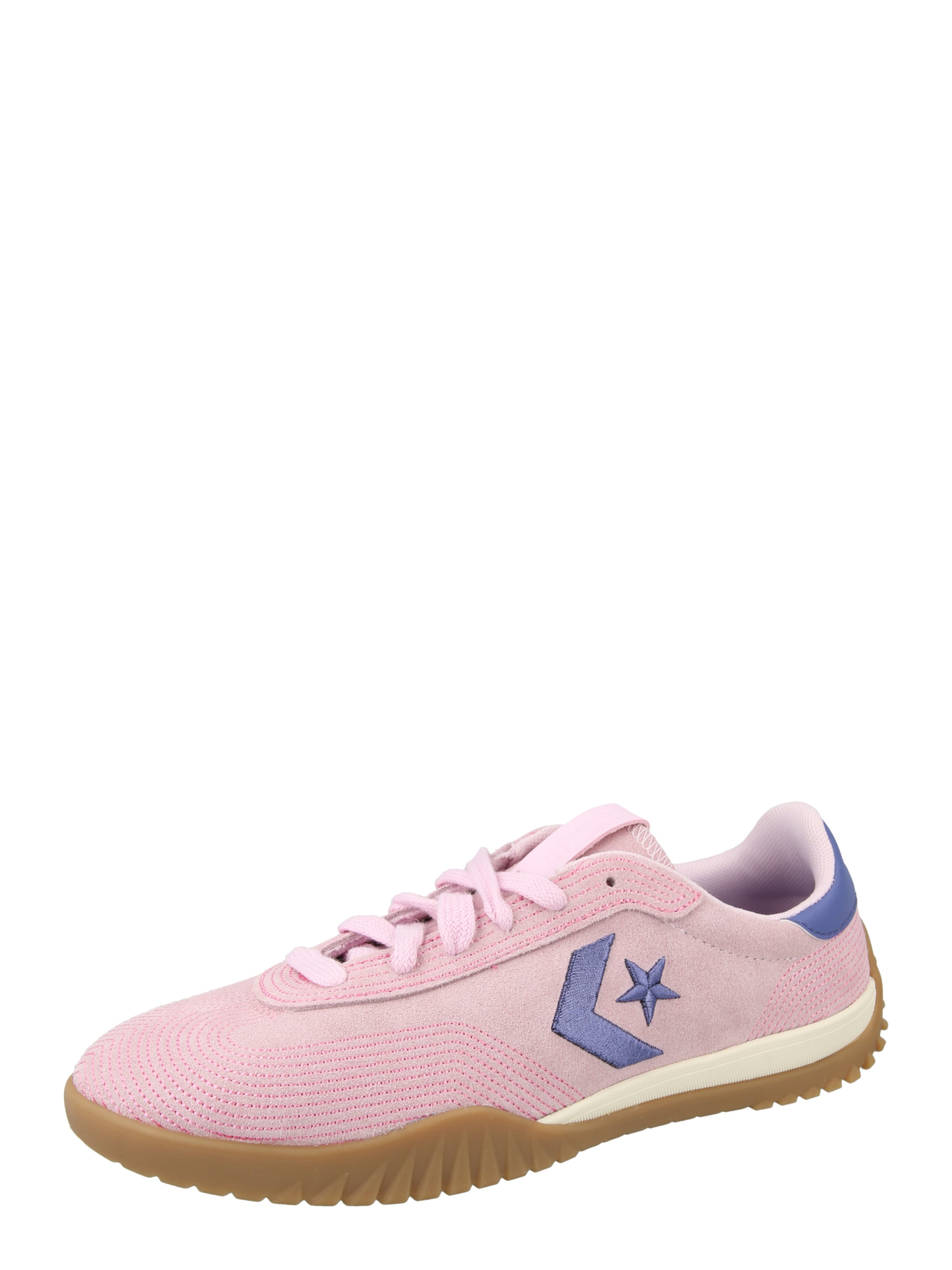 Baskets basses 'RUN STAR TRAINER' CONVERSE en rose : devant